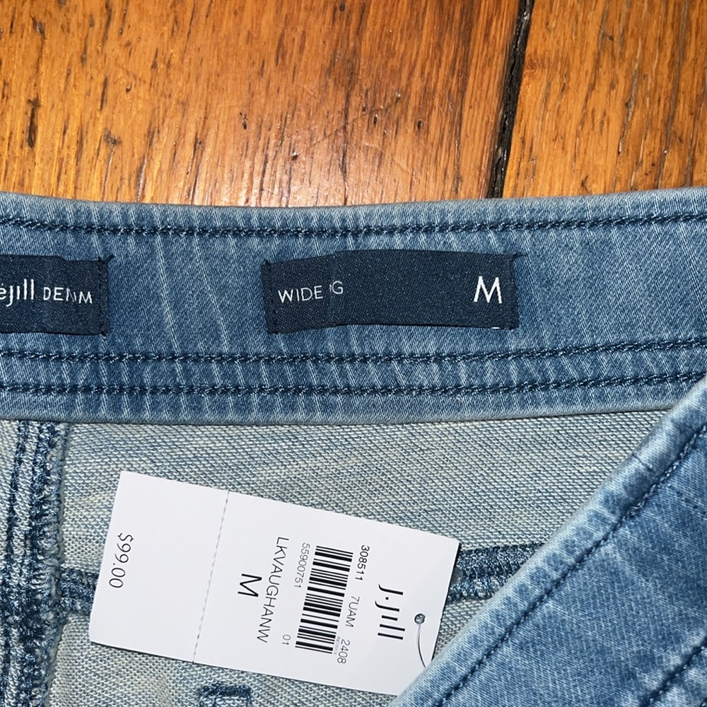 J Jill Pure Jill Wide Leg Jeans M NWT - Picture 5 of 13